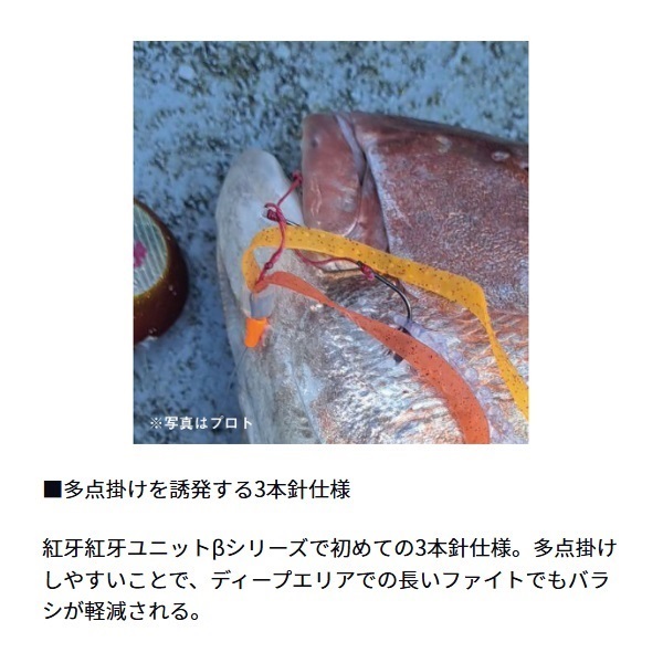 紅牙替えユニット β SS やり過ぎカーリー3本針